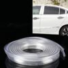 5.6m Car Decorative Strip Rubber Chrome Decoration Strip Door Seal Window Seal