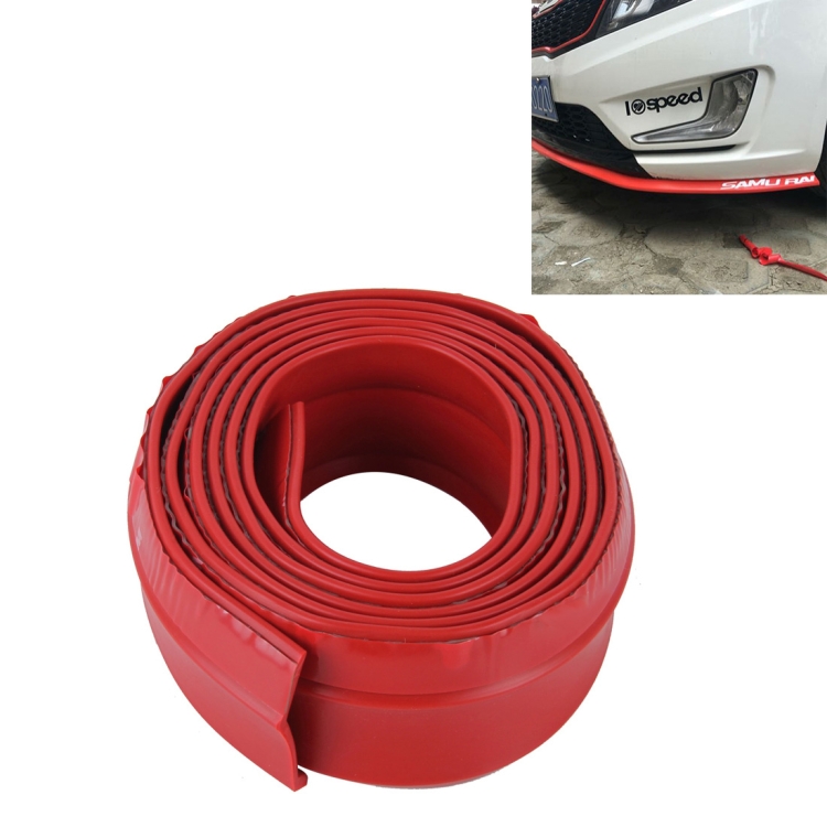 Universal 2.5m Car Front Bumper Lip Splitter Spoiler Skirt Adhesive Protector