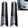 4 PCS Universal Car Auto Plastic Wrap Rubber Front Rear Body Bumper Guard Protector Strip Sticker