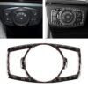 Car Carbon Fiber Headlight Adjustment Frame Decorative Sticker for Ford New Mondeo 2013-2019