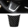 Carbon Fiber Car Steering Wheel Decorative Sticker for Jaguar F-PACE 2016-2020