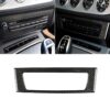 Car Carbon Fiber Central Control CD Panel Solid Color Decorative Sticker for BMW Z4 2009-2015