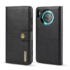 DG.MING Crazy Horse Texture Flip Detachable Magnetic Leather Case with Holder & Card Slots & Wallet