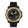 SANDA 3107 Dual Digital Display Luminous Alarm Clock Men Outdoor Sports Electronic Watch