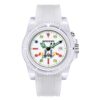 SANDA 6078 Fluorescent Calendar Dial Transparent Strap Quartz Watch for Women