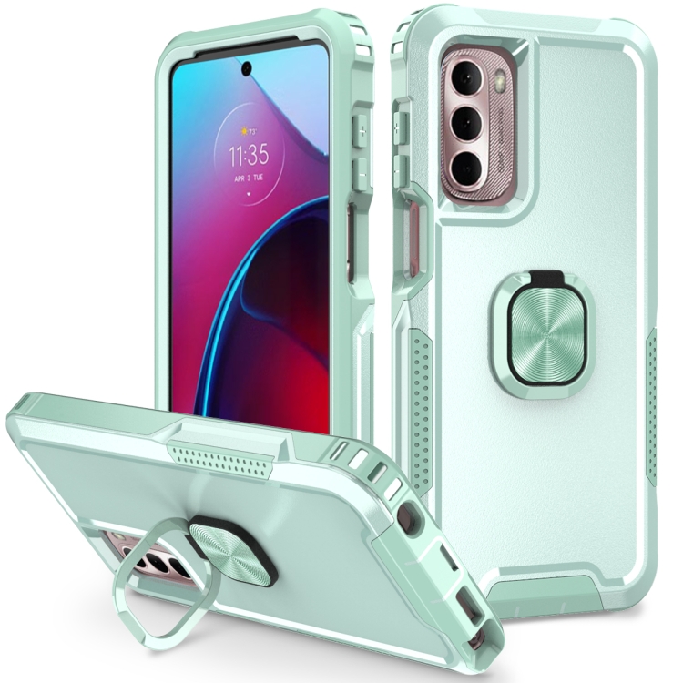 3 in 1 Ring Holder PC + TPU Phone Case