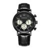 Ochstin 5081A Multifunctional Luminous Waterproof Leather Strap Quartz Watch