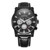 Ochstin 5052B Multifunctional Business Waterproof Leather Strap Quartz Watch