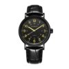 Fashion Hollow Men Leather Quartz Watch
