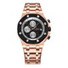 Multifunctional Quartz Waterproof Luminous Steel Strap Men Watch