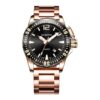 Multifunctional Quartz Waterproof Luminous Steel Strap Men Watch