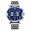 Fashion Steel Strap Multifunctional Quartz Men Watch