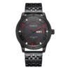 Fashion Steel Strap Day-date Quartz Men Watch
