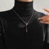 Ladies Light Luxury Bowknot Necklace Clavicle Chain