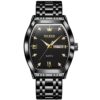 OLEVS 5528 Men Business Dual Calendar Wine Barrel Waterproof Quartz Watch
