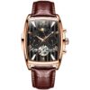 OLEVS 6675 Men Multifunctional Moon Phase Tourbillon Mechanical Watch