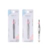 Bevel Flat Stainless Steel Eyebrow Clip Non-slip Eyebrow Clip