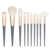 10pcs Beauty Brush Milk Blue Color Non-shedding Makeup Brush Set
