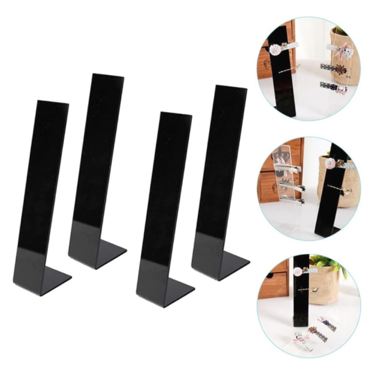 4pcs YX033 Acrylic Hair Clip Storage Display Stand