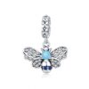 S925 Silver Pendant Bee Fashion DIY Bracelet Pendant Sterling Silver Beads