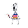 S925 Sterling Silver Pendant Camel Beads DIY Bracelet Necklace Accessories