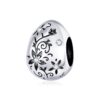 Easter Egg Retro Pattern Sterling Silver S925 Beaded DIY Bracelet Accessories