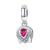 S925 Sterling Silver Pendant Tulip Beads DIY Bracelet Necklace Accessories