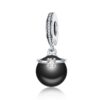 S925 Sterling Silver Pearl Pendant DIY Bracelet Necklace Accessories