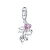 Love Life S925 Sterling Silver Accessories Pendant DIY Necklace Bracelet Pendant