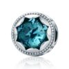 S925 Sterling Silver Mysterious Star Octagon Beads DIY Bracelet Necklace Accessories