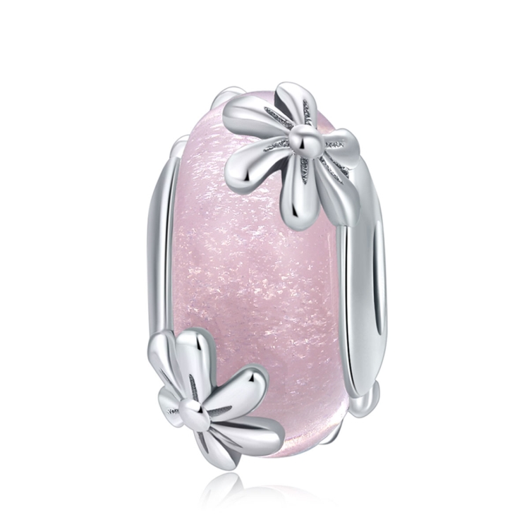 S925 Sterling Silver Spring Flowers Beads DIY Bracelet Necklace Accessories
