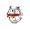S925 Sterling Silver Fortune Cat Beads DIY Bracelet Necklace Accessories