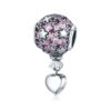 S925 Sterling Silver Confession Balloon Pendant DIY Bracelet Necklace Accessories