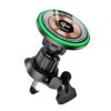 V5 15W Qi2 Air Outlet Car Transparent Magnetic Wireless Charging Holder