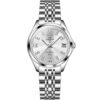 OLEVS 9801 Women Diamond Waterproof Single Calendar Mechanical Watch