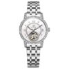 OLEVS 7036 Women Starry Sky Disk Luminous Skeleton Mechanical Watch