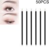 50 PCS Eyeliner Brush Cosmetic Makeup Brushes Eyes Make Up Styling Tools