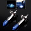 H1 Super White Xenon Bulbs, DC12V 100W 6000K 2400LM
