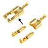 100pcs DIY Crimp Terminal Female to 2 x Male Spade Connector, Cable size: 1-2.5mm2 (100pcs in one packaging, the price is for 100pcs)