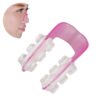3pcs U Shaped Plastic Higher Bridge Nose Up Clip for Girls Ladies Women(Magenta)