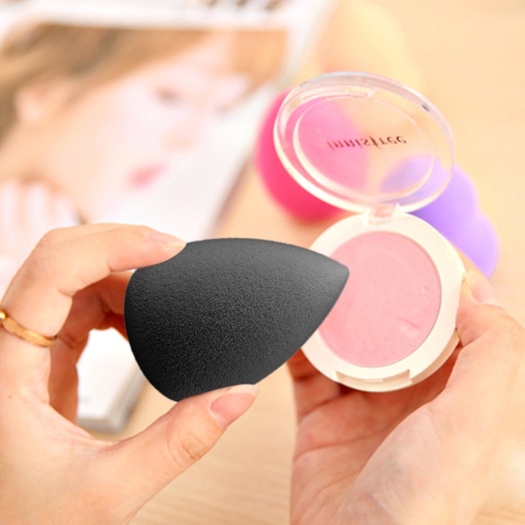 Great Beauty Facial Makeup Water-drop Sponge Blending Foundation Smooth Sponge Cleansing Cosmetic Cotton Pads, Random Color Delivery