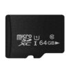64GB High Speed Class 10 Micro SD(TF) Memory Card from Taiwan, Write: 8mb/s, Read: 12mb/s (100% Real Capacity)(Black)