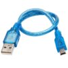 USB 2.0 AM to Mini USB Male Adapter Cable , Length: 30cm (Blue)