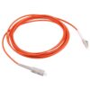 LC-SC Single-Core Multi Mode Fiber Optic Jumper,Length: 3m