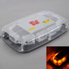 30W Warning Mini Light Bar Strobe Light with 10pcs 3-LED Bars, Yellow Light