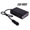 DY-200N, 200W DC 12V to AC Car Power Inverter with 500mA USB Port & EU / US Power Socket