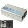 500W DC 12V to AC 220V Car Power Inverter with USB Port(Silver)