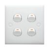Electric Wall Switch (Size: 86 x 86mm)