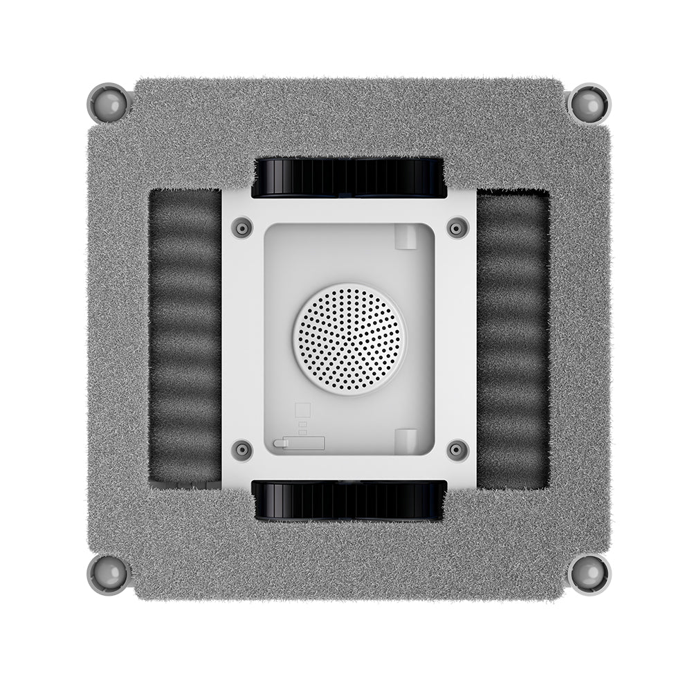 Window Cleaning Robot Liectroux S9, With 2 Roller Brushes, 6-Way Water Pump Spray, Brushless Motor, 9KPa Suction, Frameless Works, 8 Microswitches, Safety Rope & Power Cord 2 in 1, App & Remote Control, Voice Prompts