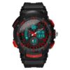 SANDA 775 Watch Male Electronic Watch Adult Middle School Students Youth Multi Functional Sports Water Proof Trend Double Watch